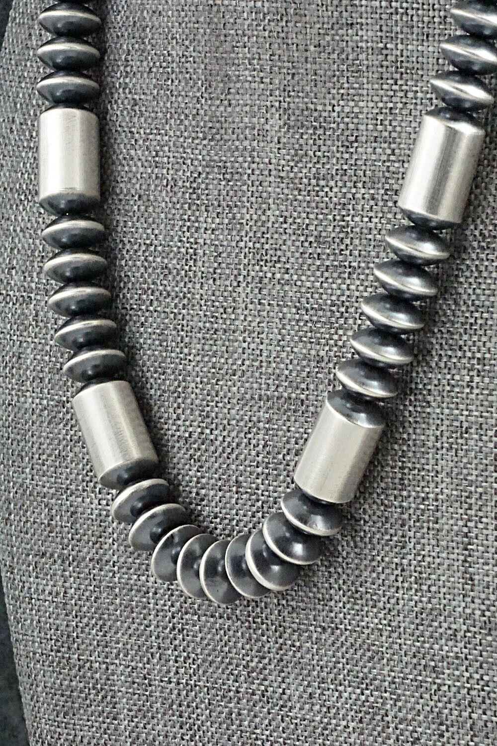 Navajo Pearl Sterling Silver Necklace Set - Tonisha Haley