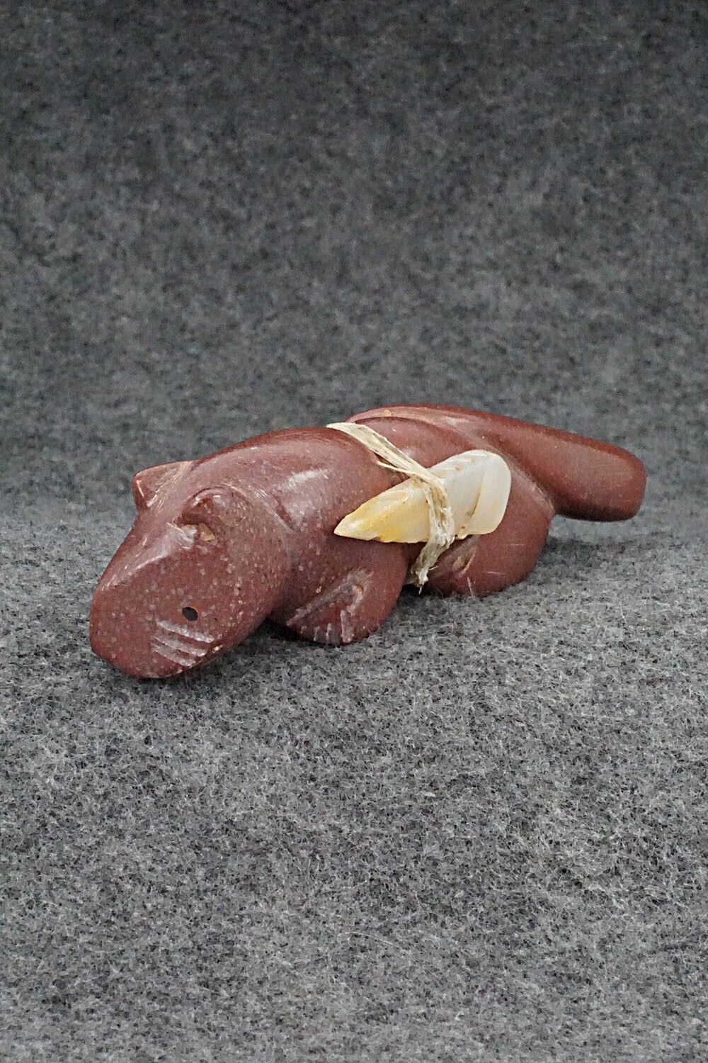 Mountain Lion Zuni Fetish Carving - Justin Red Elk