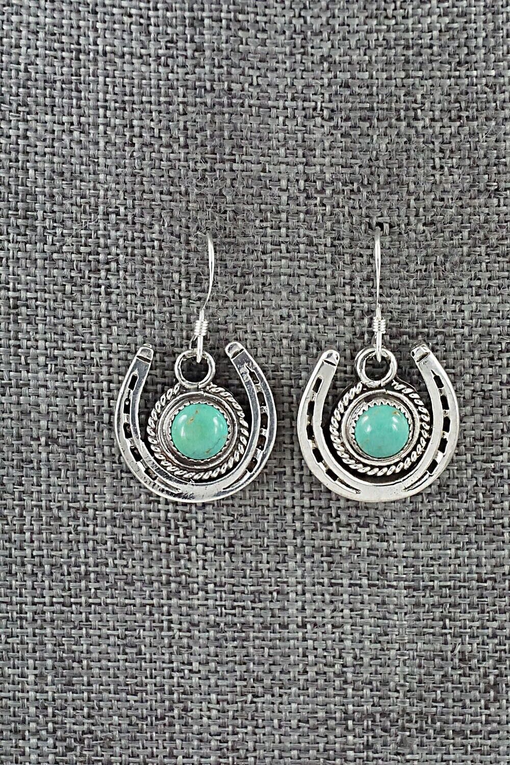 Turquoise and Sterling Silver Earrings - Sharon McCarthy