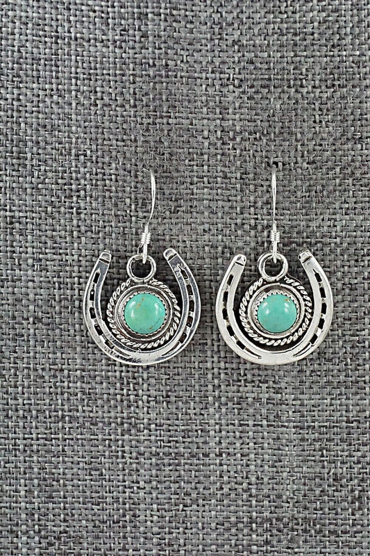 Turquoise and Sterling Silver Earrings - Sharon McCarthy
