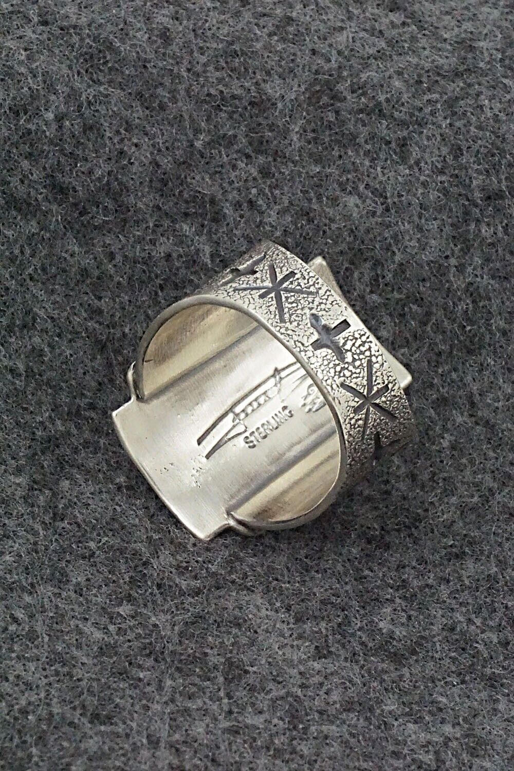 Sterling Silver Ring - Raymond Coriz - Size 8.5