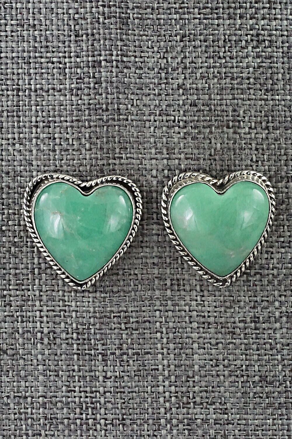 Turquoise and Sterling Silver Earrings - Sharon McCarthy