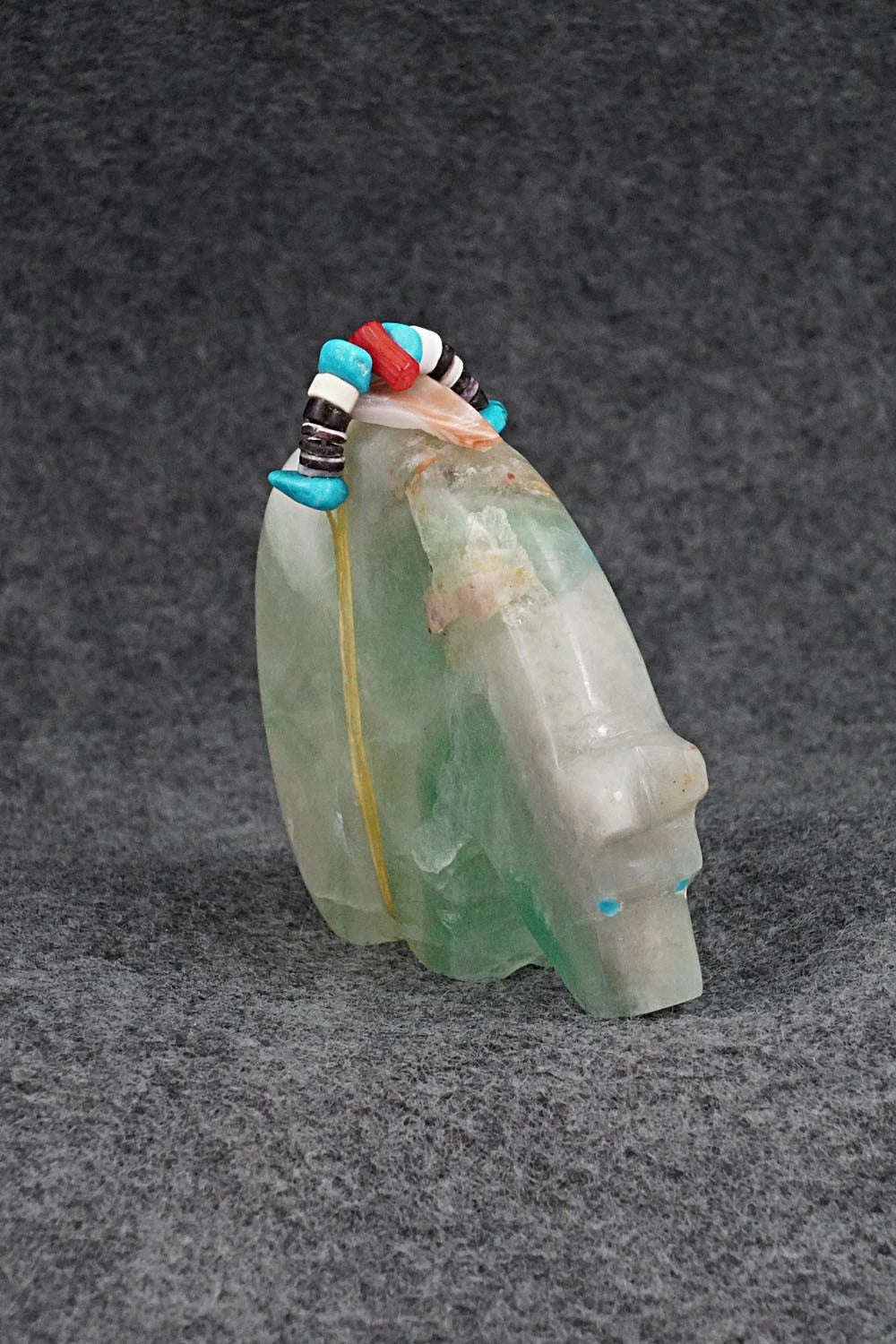 Bear Zuni Fetish Carving - Rodney Laiwakete