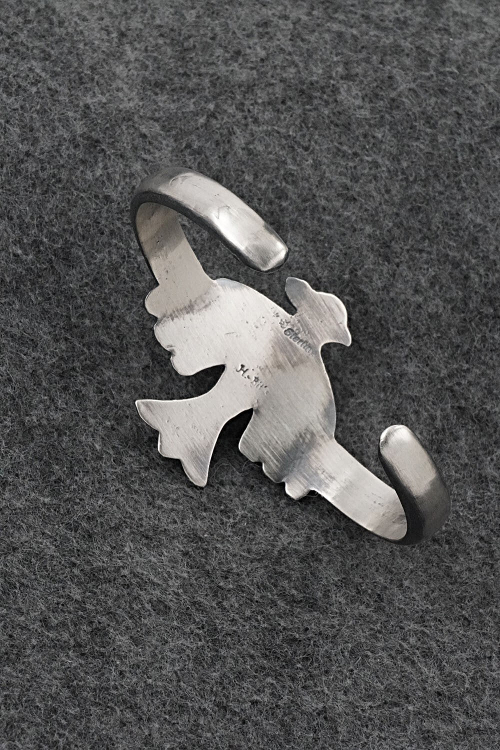 Turquoise & Sterling Silver Bracelet - Harrison Bitsue