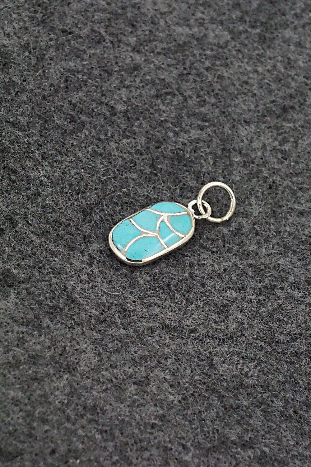 Turquoise & Sterling Silver Pendant - Orena Leekya