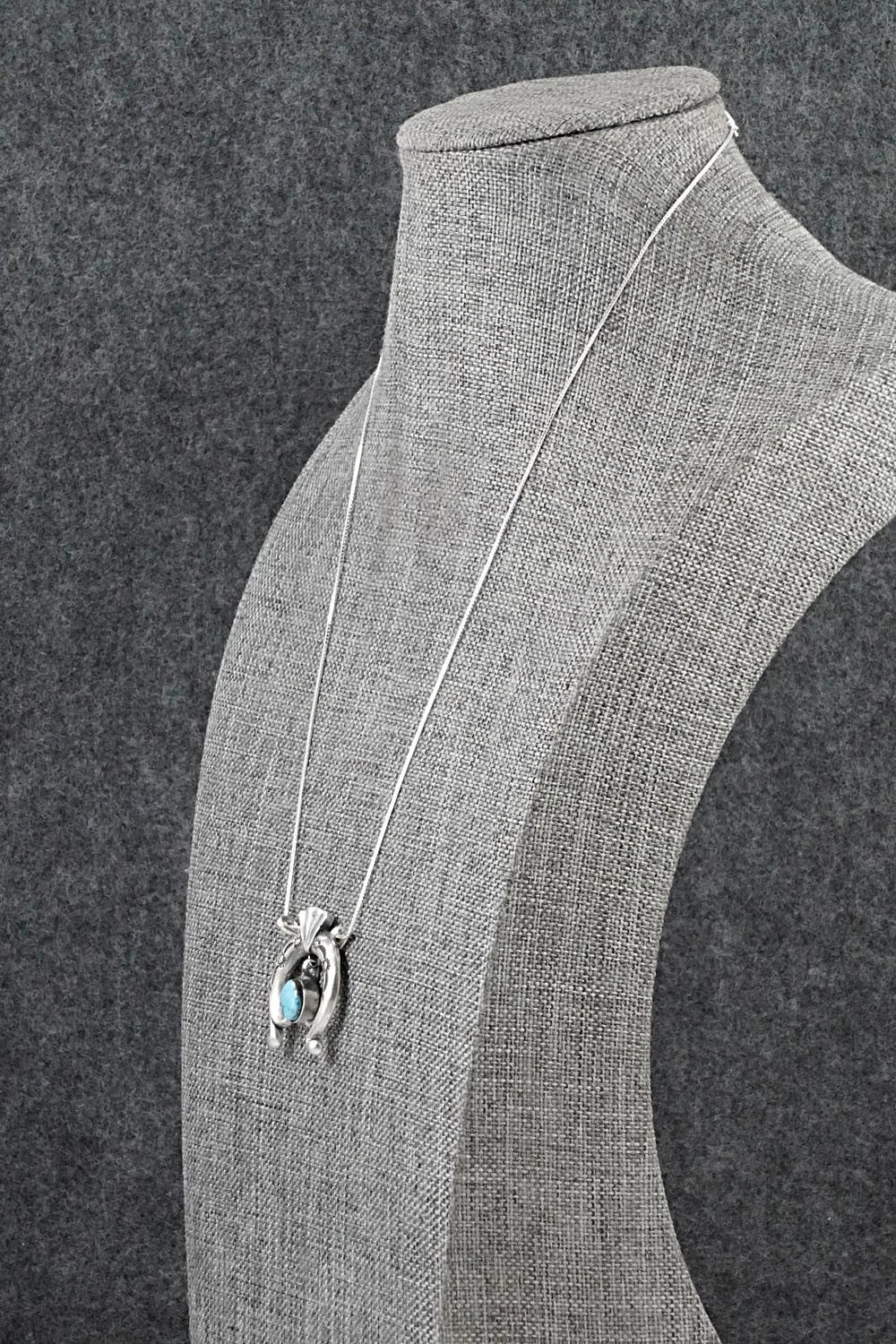 Turquoise & Sterling Silver Necklace - Gary Shorty