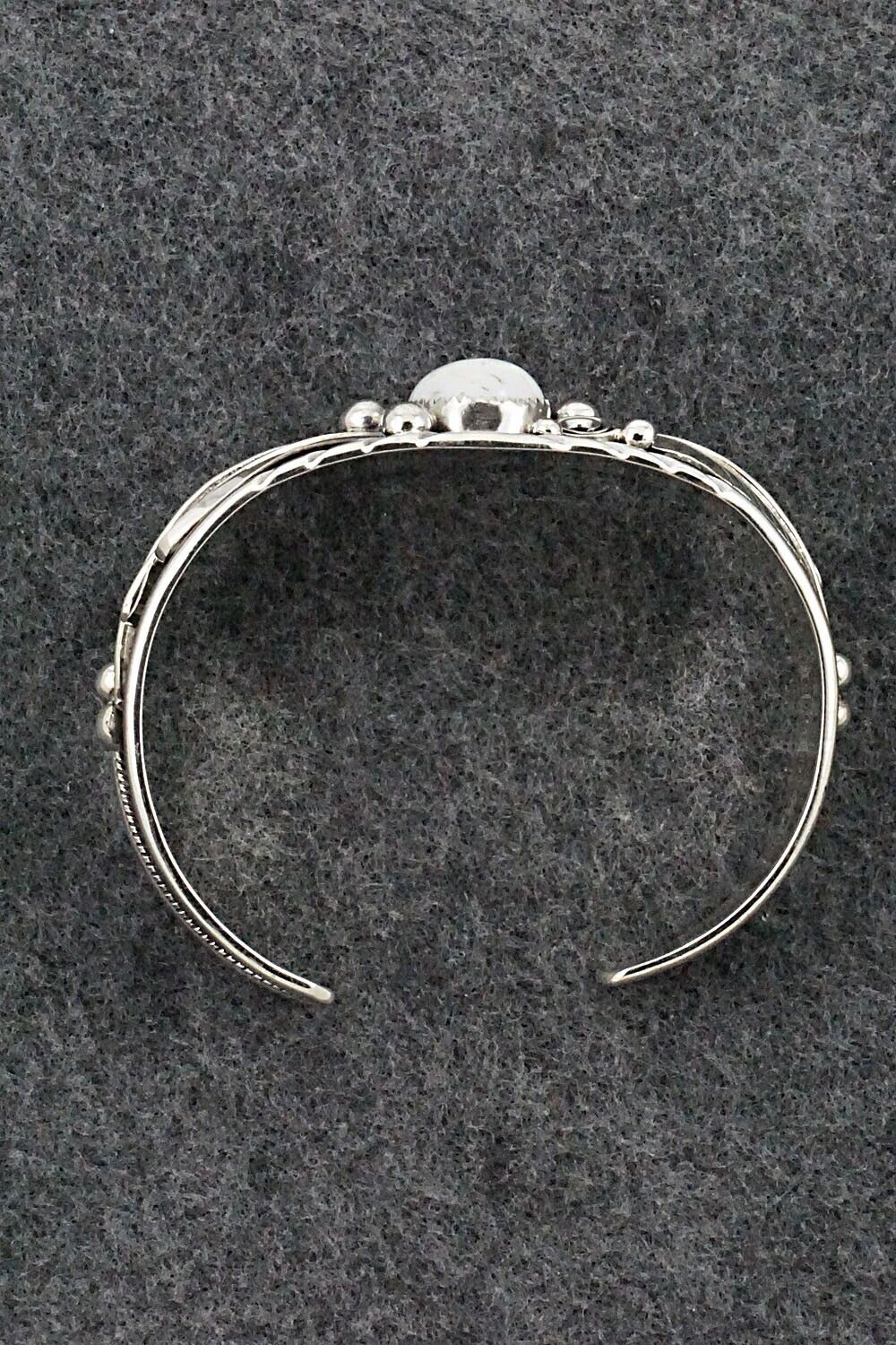 White Buffalo & Sterling Silver Bracelet - Davey Morgan