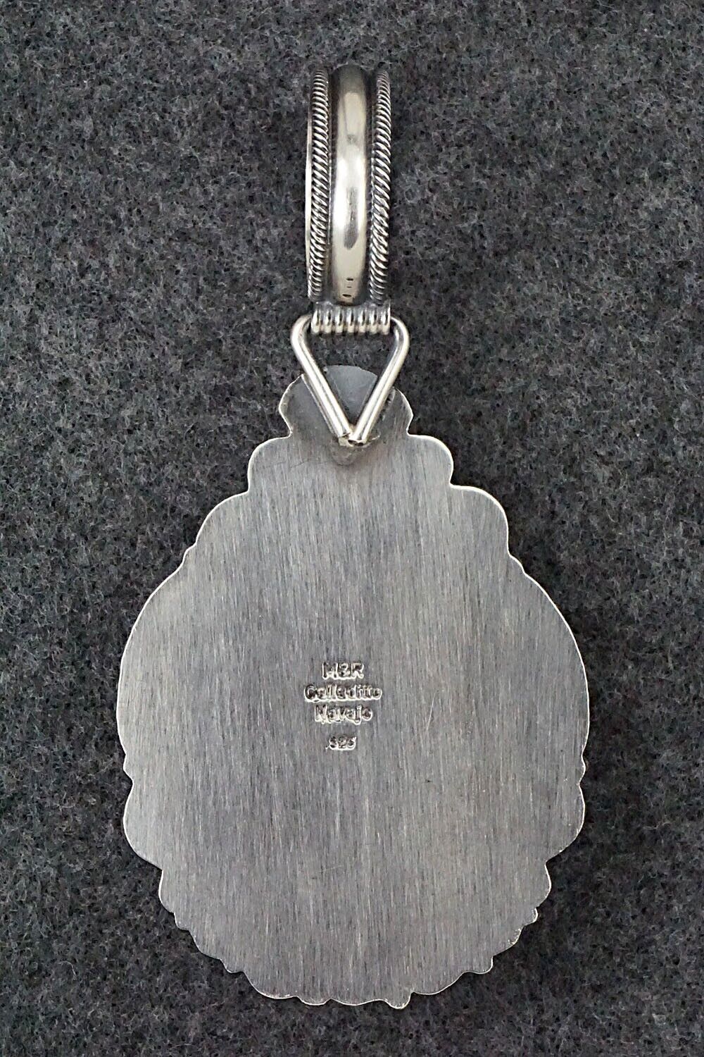 Turquoise & Sterling Silver Pendant - Michael Calladitto