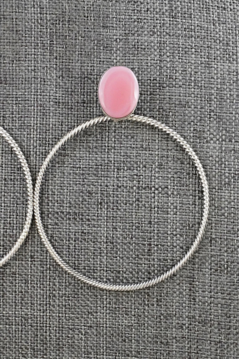Pink Conch & Sterling Silver Earrings - Verley Betone