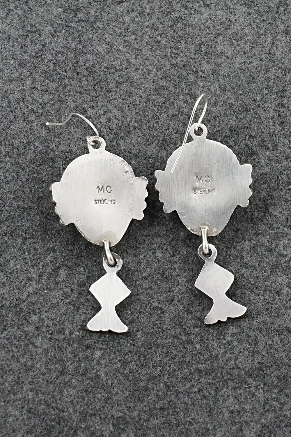 Turquoise & Sterling Silver Earrings - Michael Calladitto