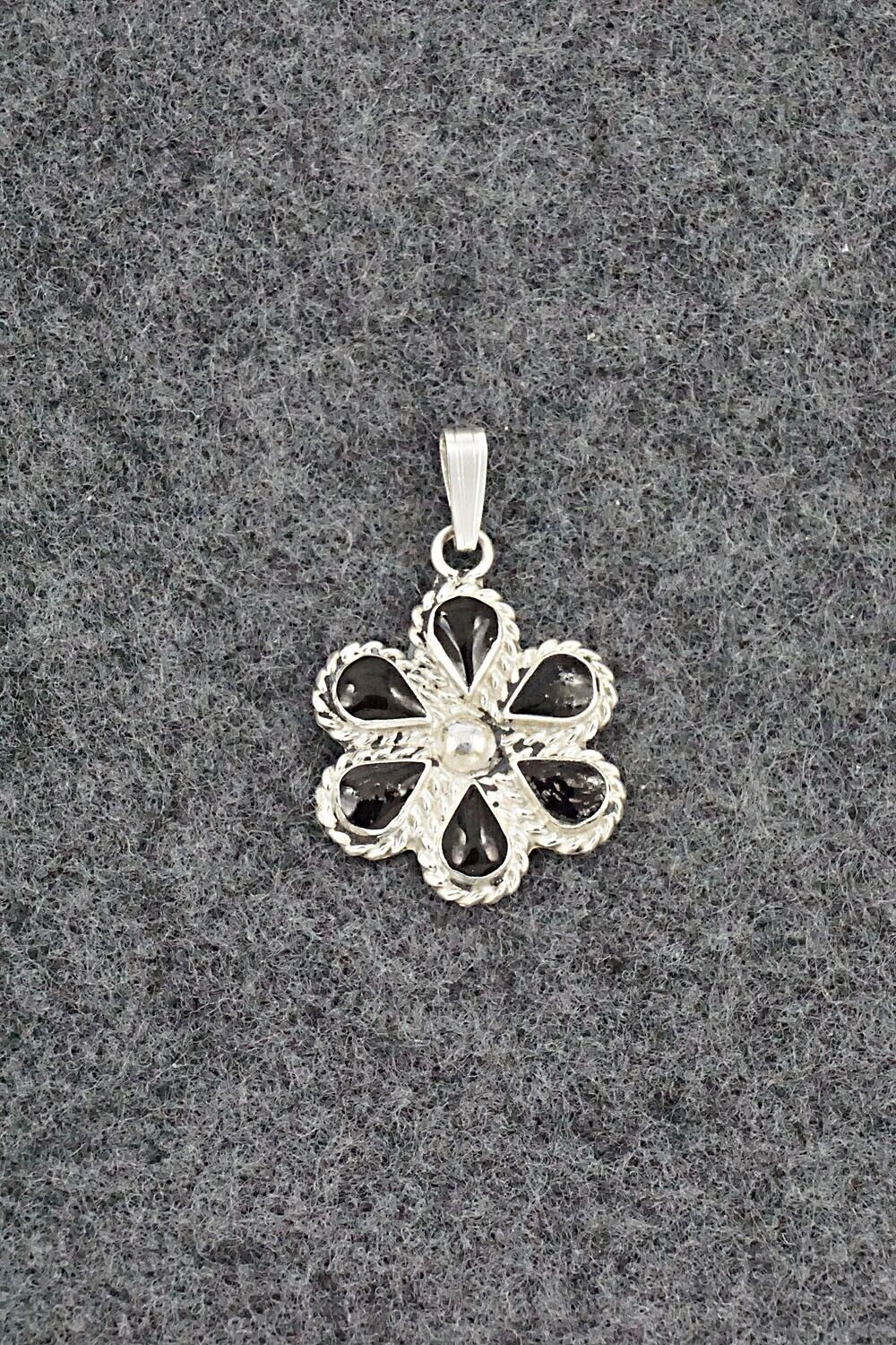 Onyx & Sterling Silver Pendant - Gina Dosedo