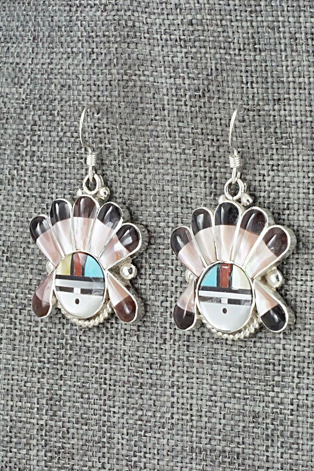 Multi-Stone & Sterling Silver Earrings - Clarence Niha