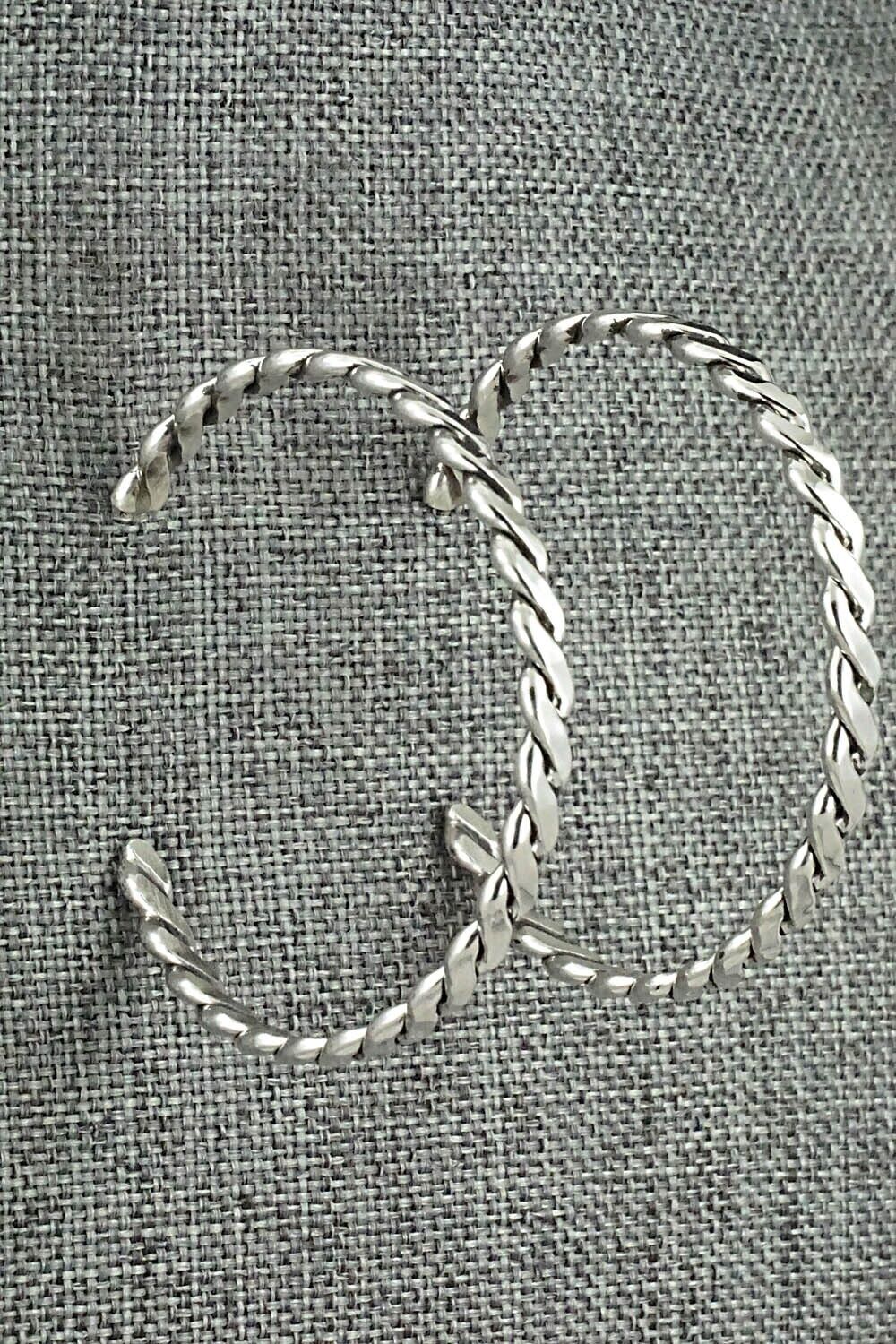 Sterling Silver Hoop Earrings - Ben Tahe