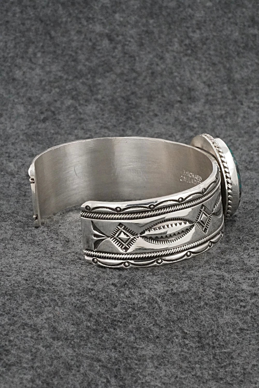 Turquoise & Sterling Silver Bracelet - Michael Calladitto