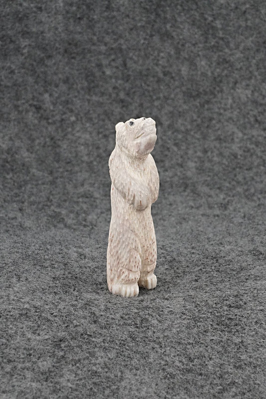 Bear Zuni Fetish Carving - Terrance Panteah