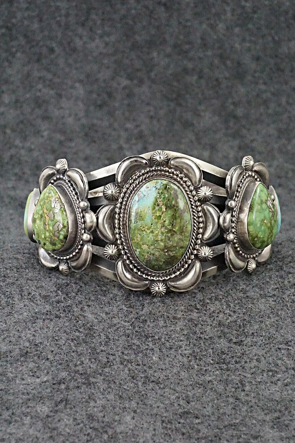 Turquoise & Sterling Silver Bracelet - Tom Lewis