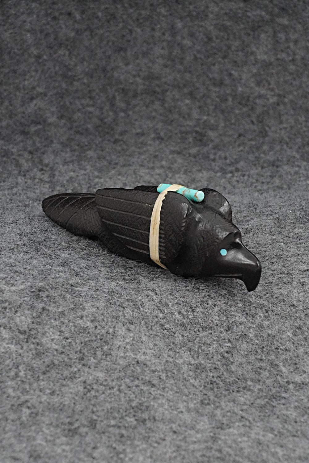 Eagle Zuni Fetish Carving - Herbert Halate