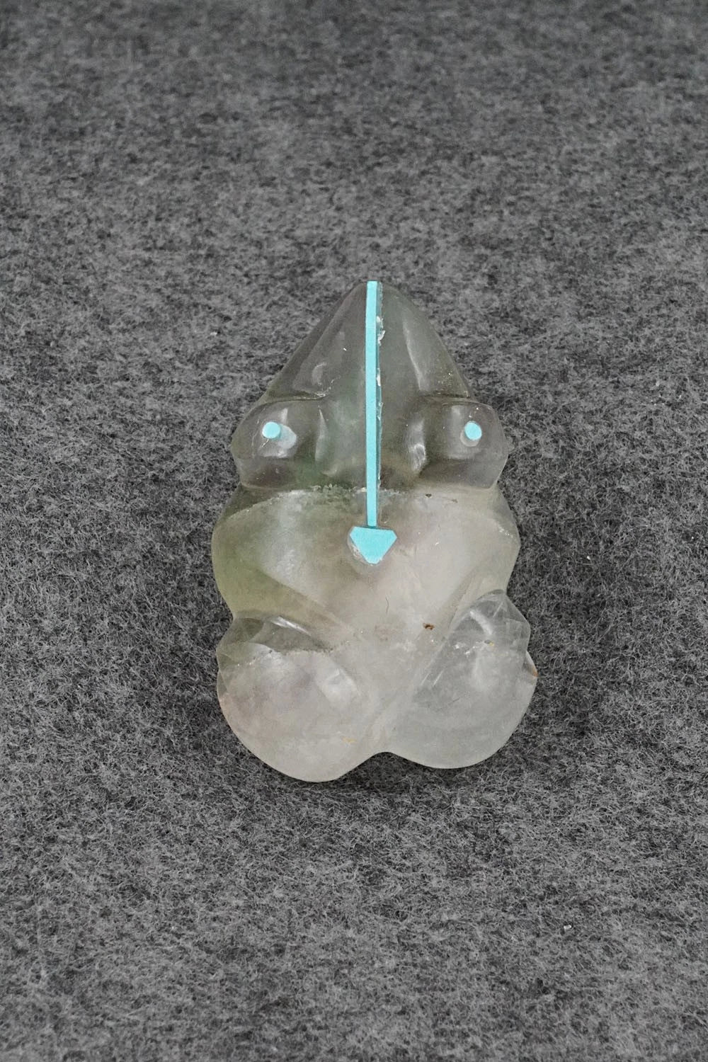 Frog Zuni Fetish Carving - Kenric Laiwakete