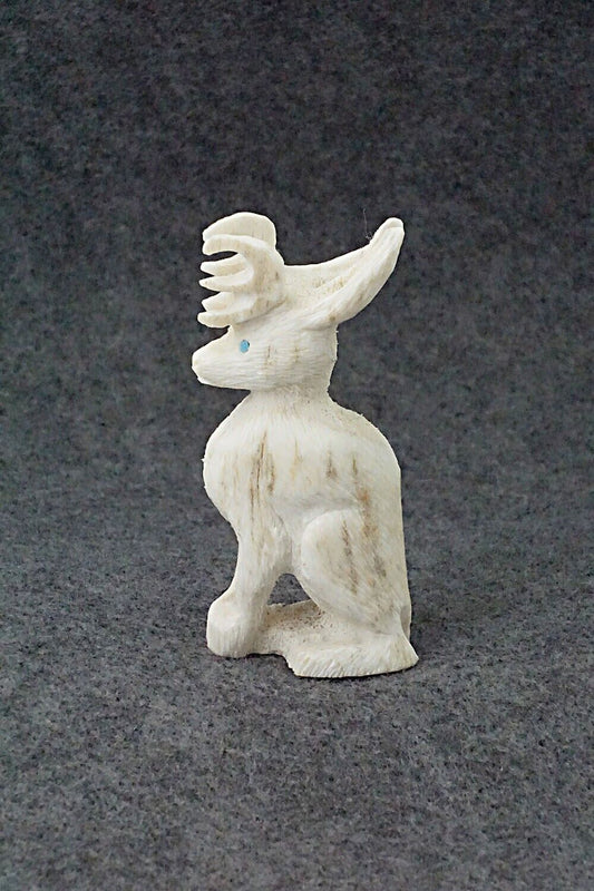 Jackalope Zuni Fetish Carving - Claudia Peina