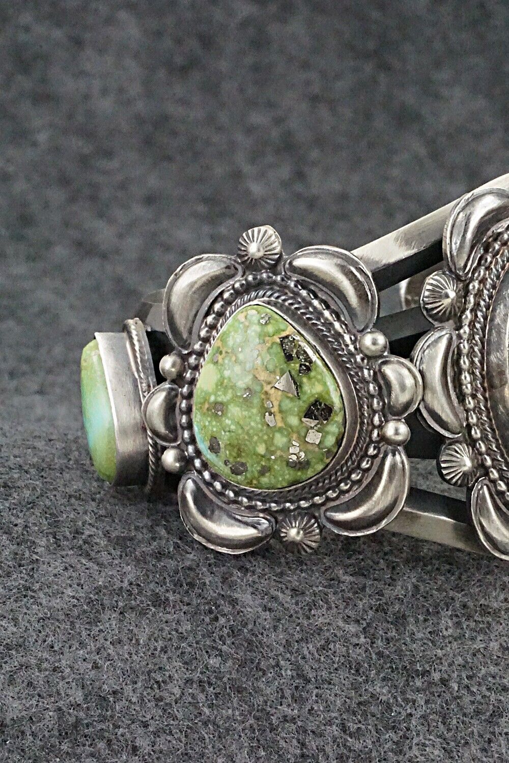 Turquoise & Sterling Silver Bracelet - Tom Lewis