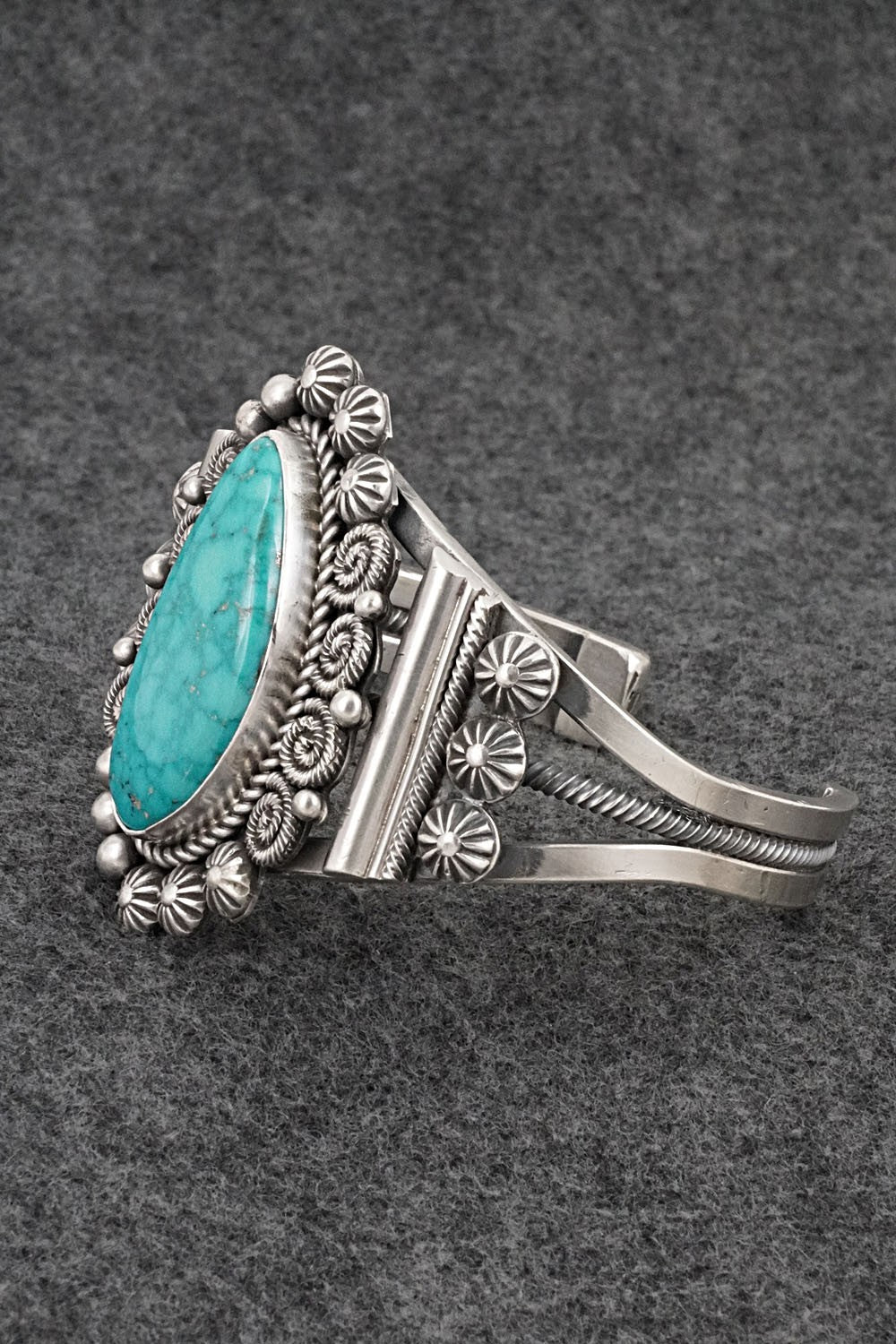 Turquoise & Sterling Silver Bracelet - Rosita Calladitto