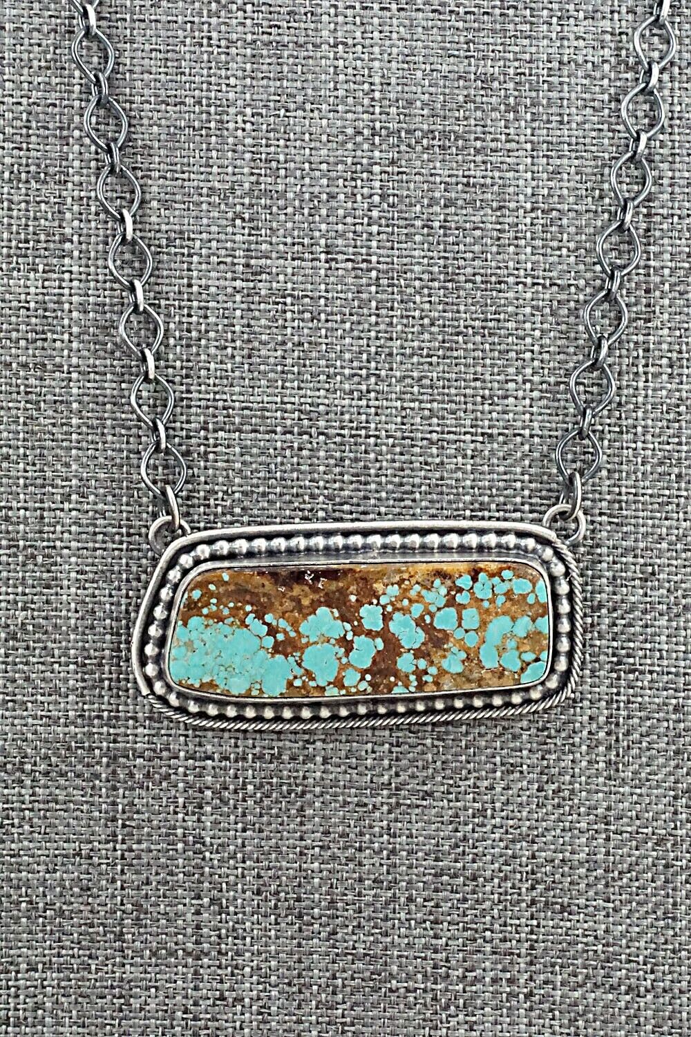 Turquoise & Sterling Silver Necklace - Darrin Livingston