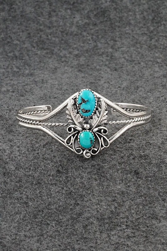 Turquoise & Sterling Silver Bracelet - Harry B. Yazzie