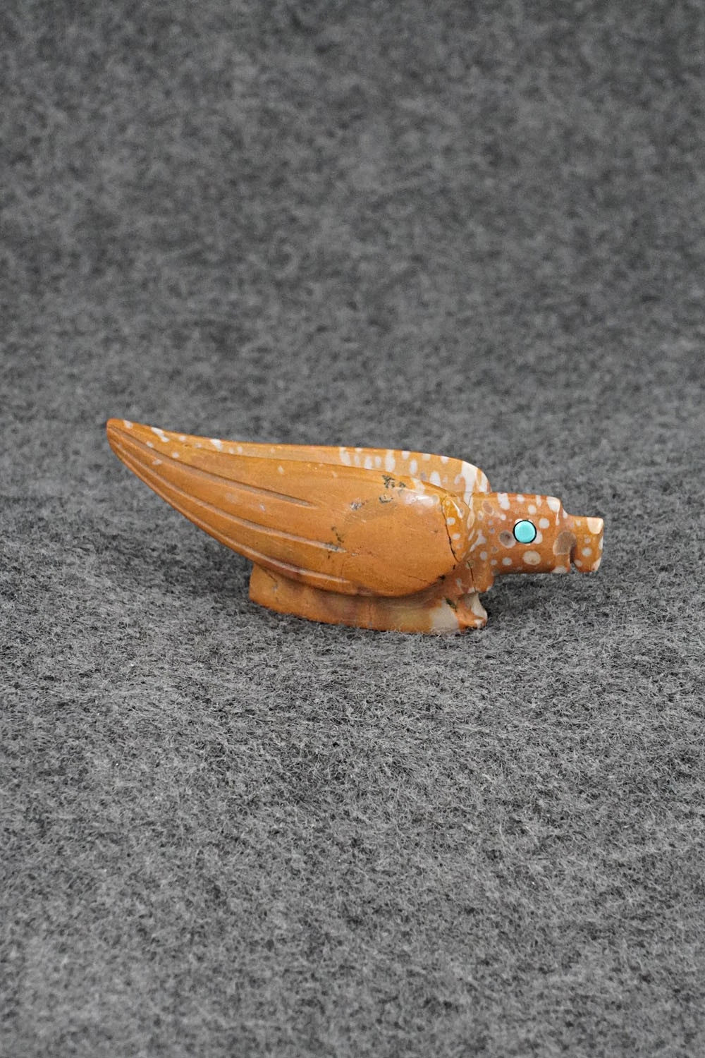 Eagle Zuni Fetish Carving - Ronnie Lunasee