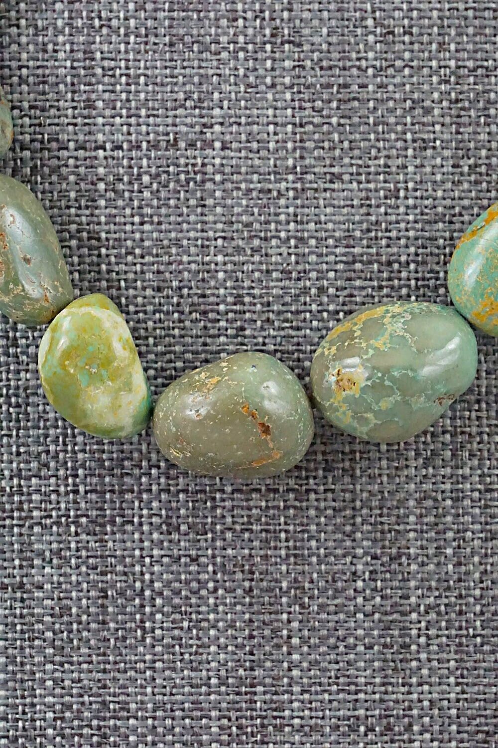 Turquoise & Sterling Silver Necklace 24" - Louise Joe