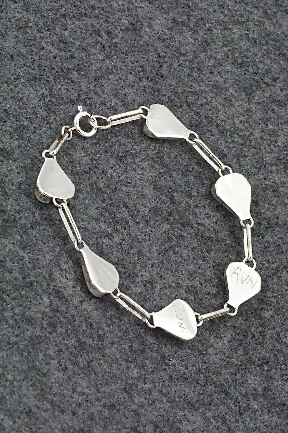 Opalite & Sterling Silver Link Bracelet - Velda Nastacio