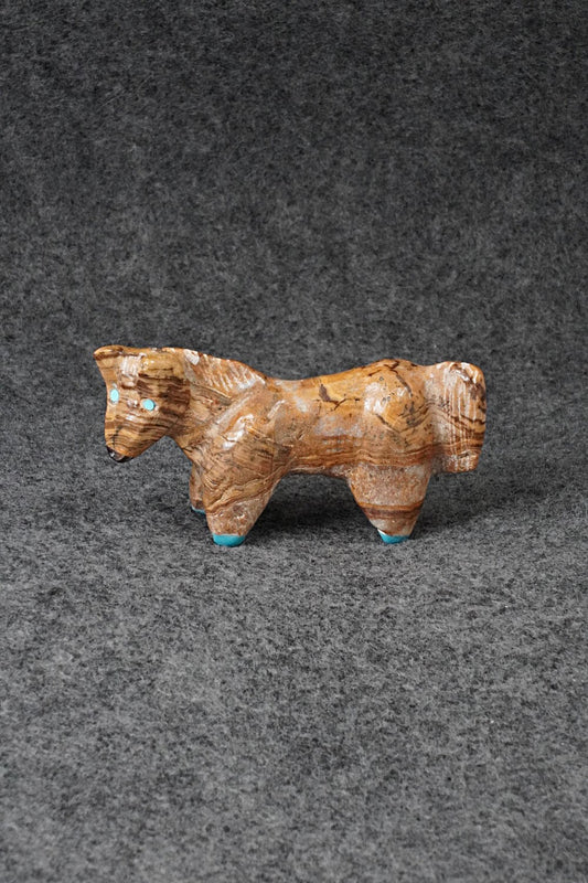 Horse Zuni Fetish Carving - Freddie Leekya