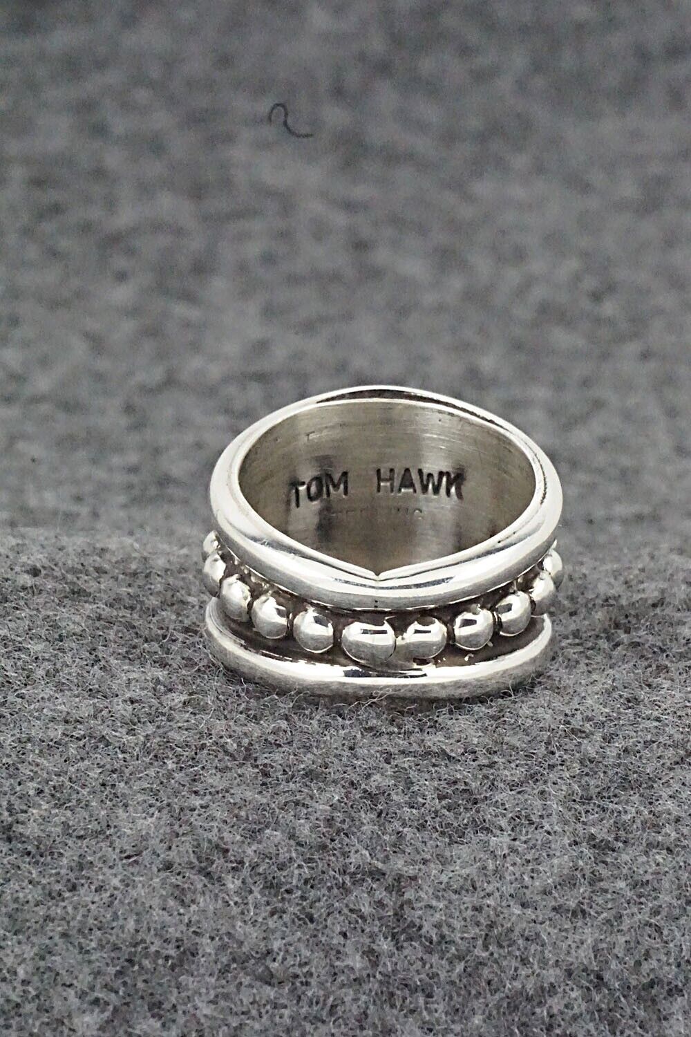 Sterling Silver Ring - Tom Hawk - Size 7.75