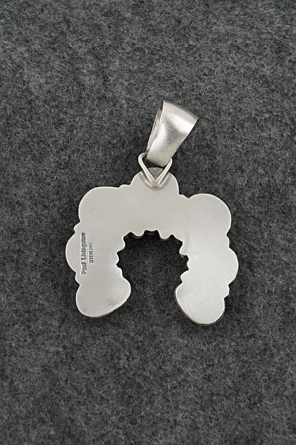 Turquoise & Sterling Silver Pendant - Paul Livingston