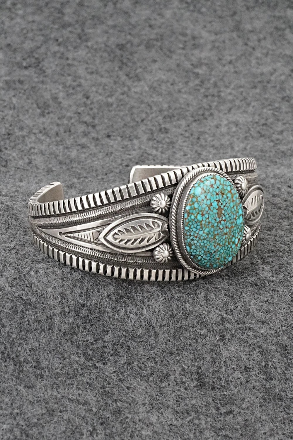 Turquoise & Sterling Silver Bracelet - Calvin Martinez