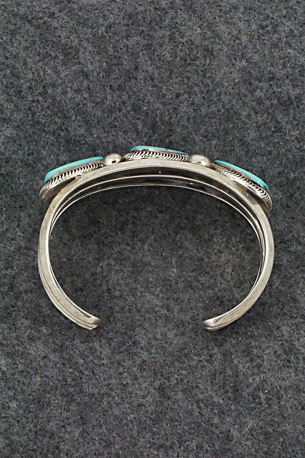 Turquoise and Sterling Silver Bracelet - Derrick Gordon