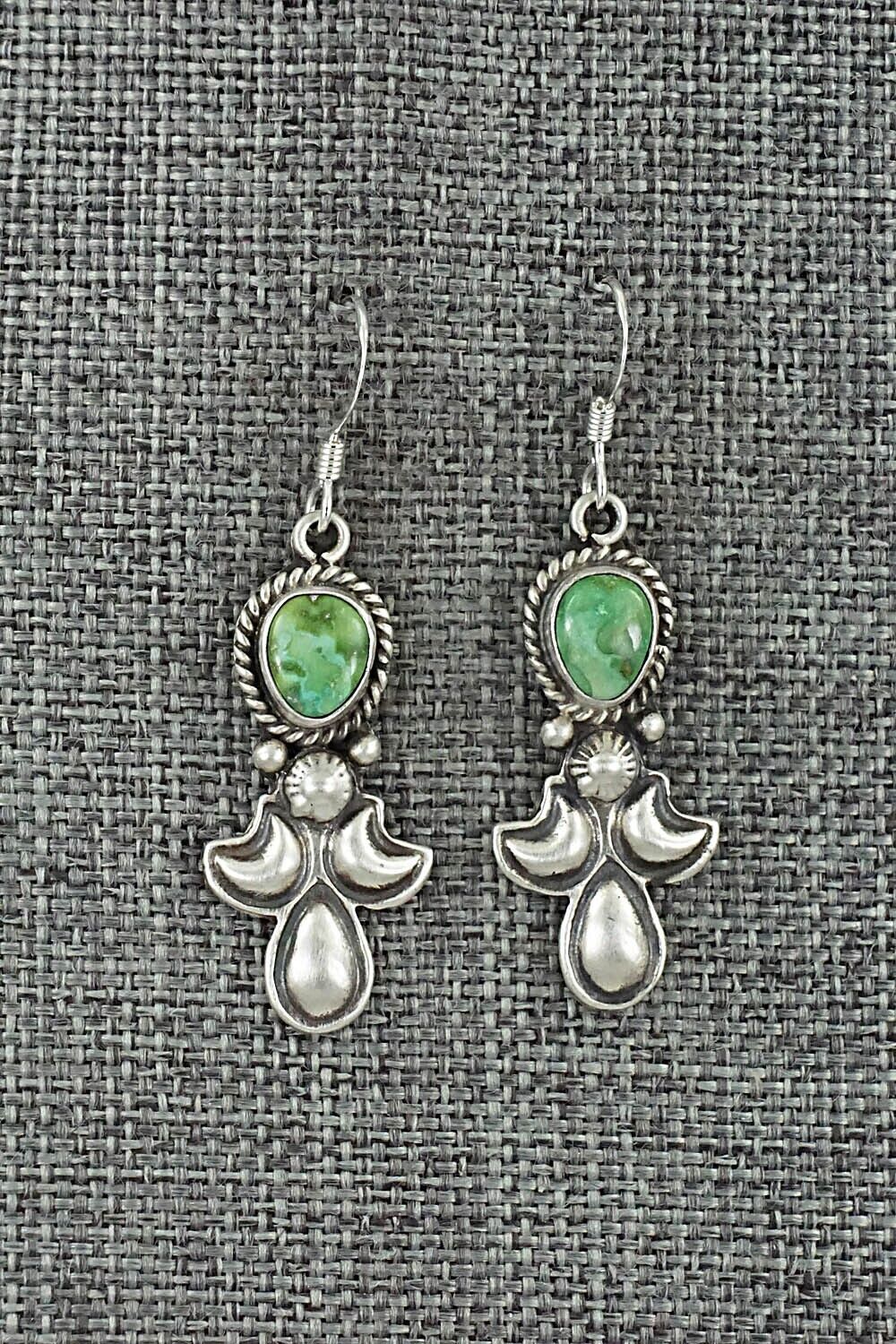 Turquoise & Sterling Silver Earrings - Verley Betone