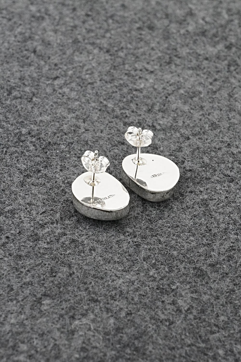 Turquoise & Sterling Silver Earrings - Rosemary Saunders
