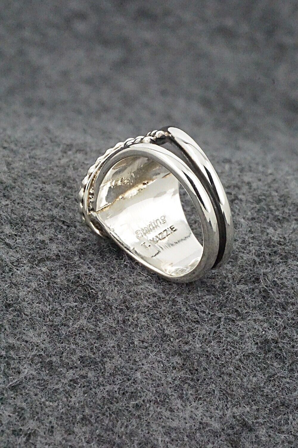 Opalite & Sterling Silver Ring - Thomas Yazzie - Size 7