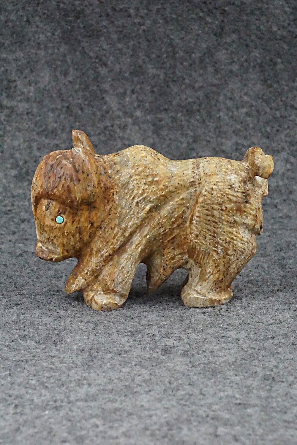 Buffalo Zuni Fetish Carving - Tony Mackel