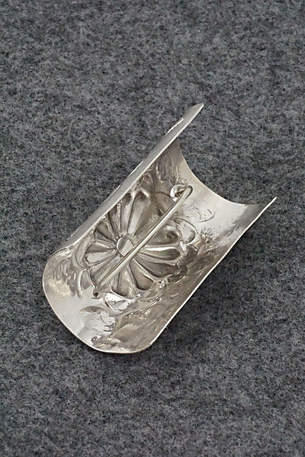 Turquoise & Sterling Silver Hair Pin - Arlene Soce