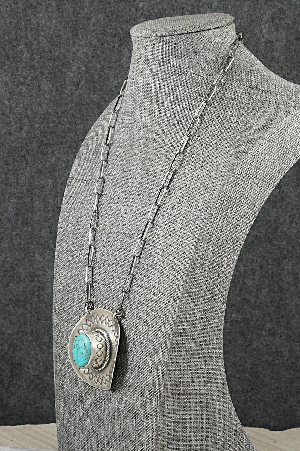 Turquoise & Sterling Silver Necklace - Randy Boyd