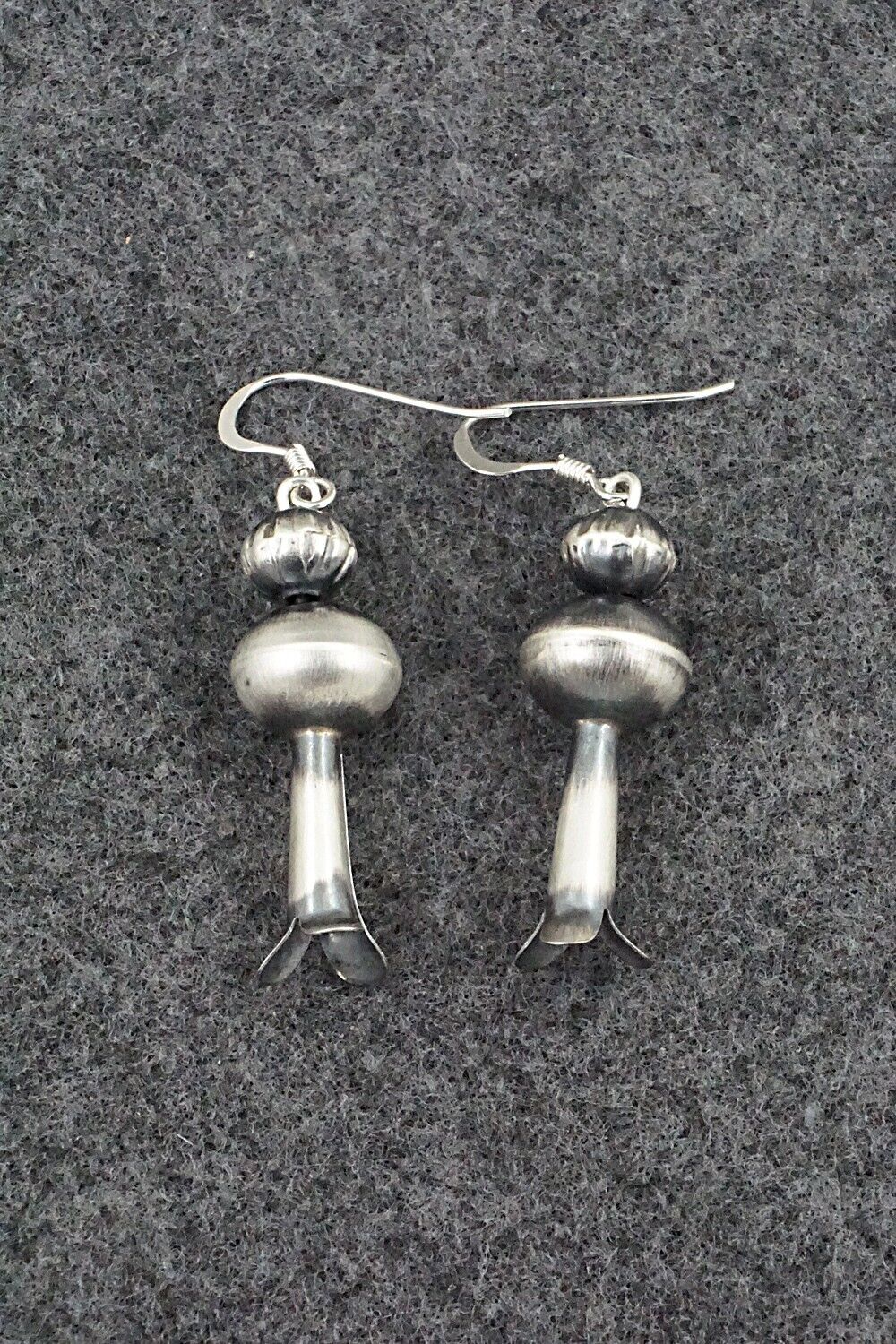 Sterling Silver Navajo Pearl Earrings - Tonisha Haley