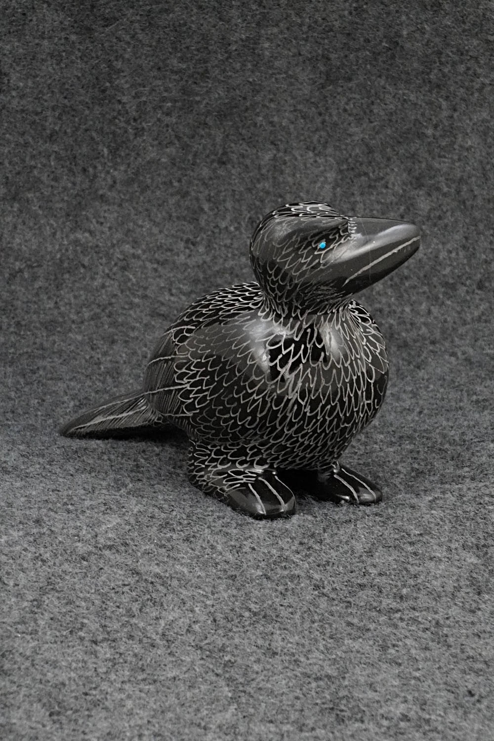 Crow Zuni Fetish Carving - Nelson Yatsattie