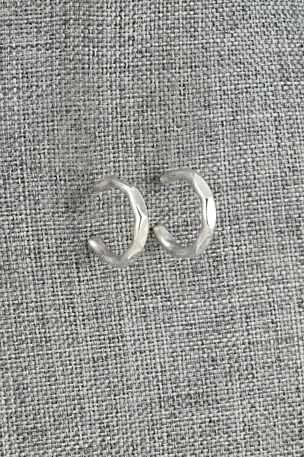 Sterling Silver Hoop Earrings - Elaine Tahe