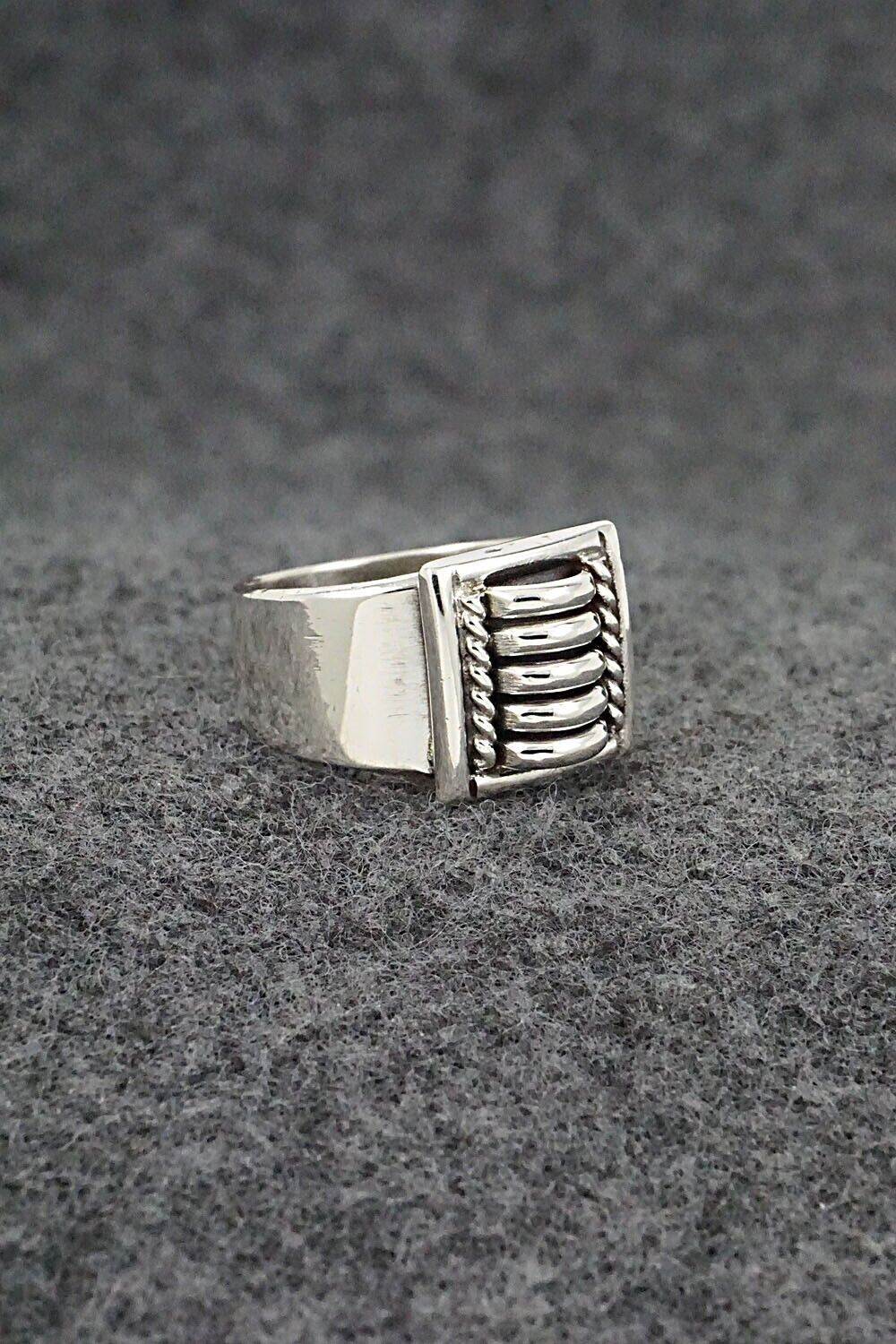 Sterling Silver Ring - Thomas Charley - Size 8