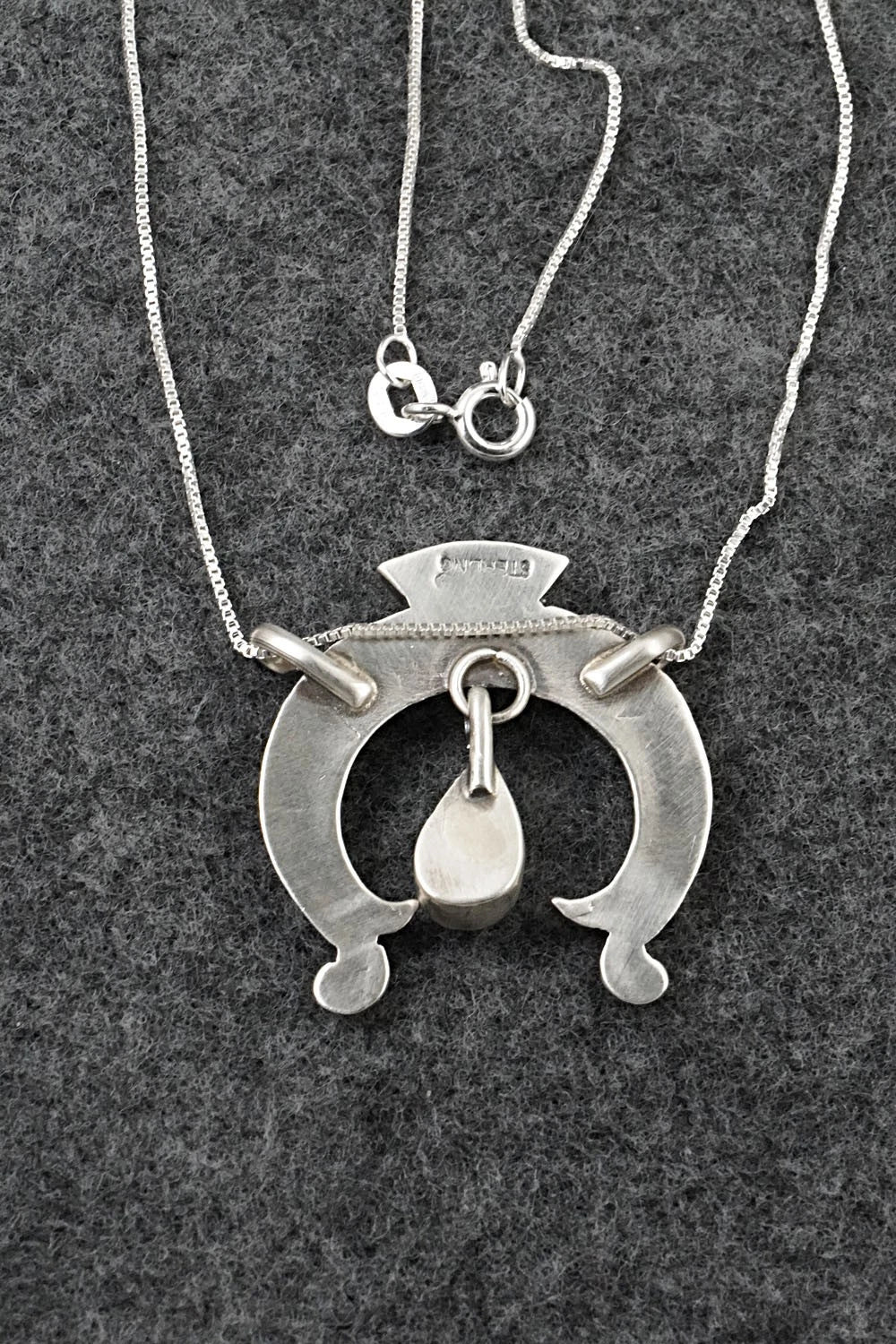 Turquoise & Sterling Silver Necklace - Gary Shorty