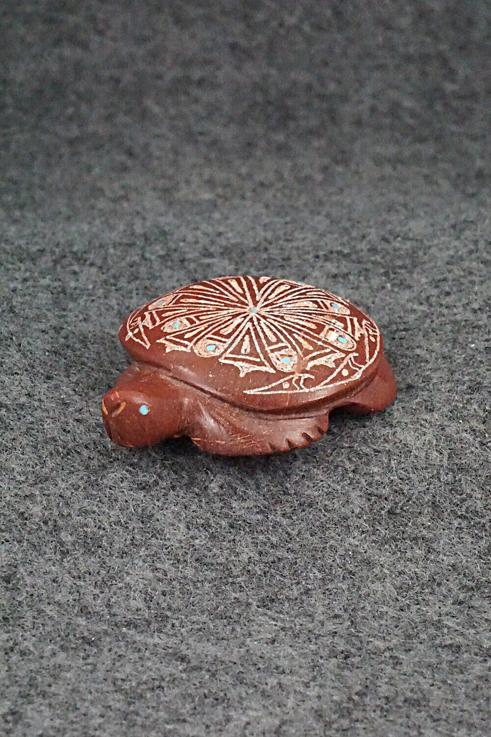 Turtle Zuni Fetish Carving - Adrian Cachini