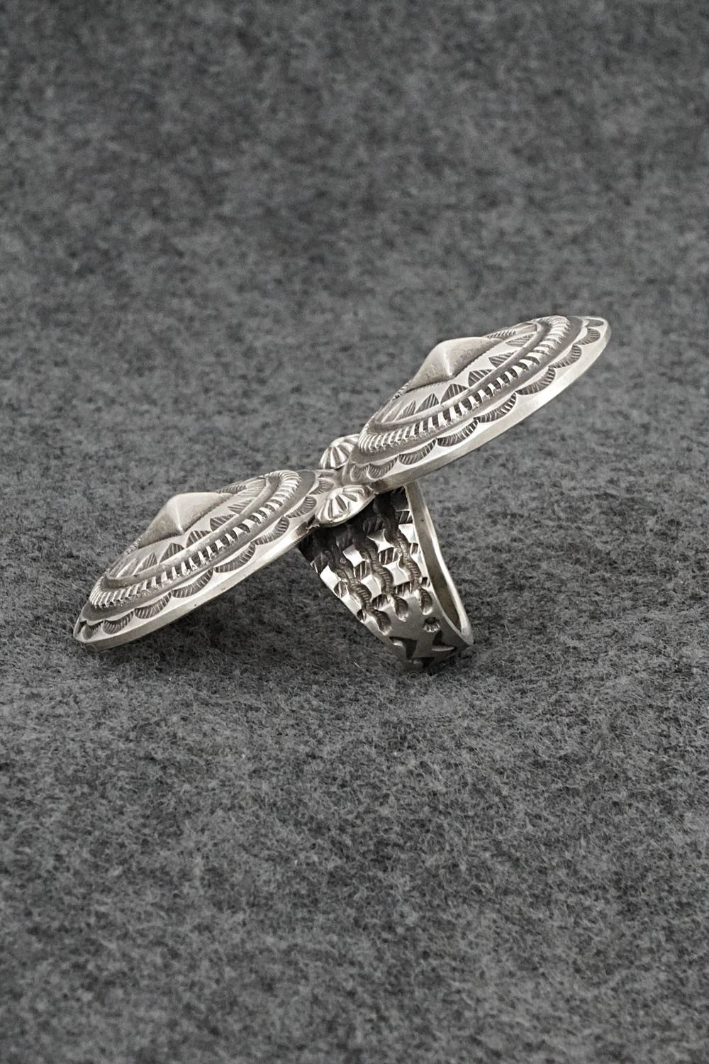 Sterling Silver Ring - Calvin Martinez - Size 7.5