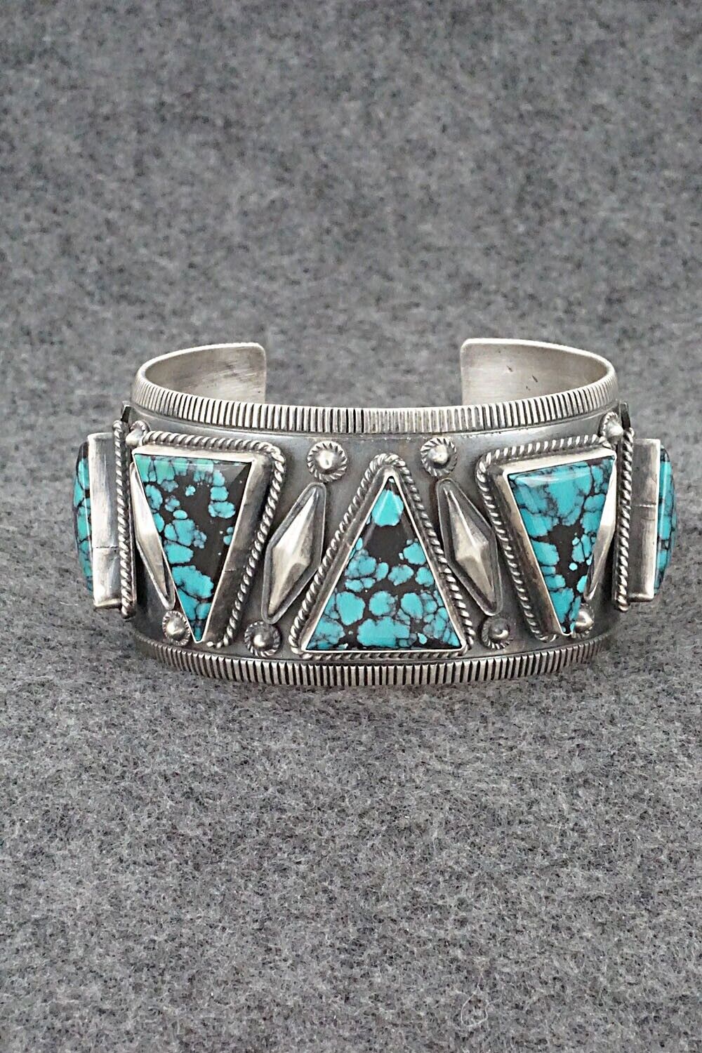 Turquoise & Sterling Silver Bracelet - Derrick Gordon