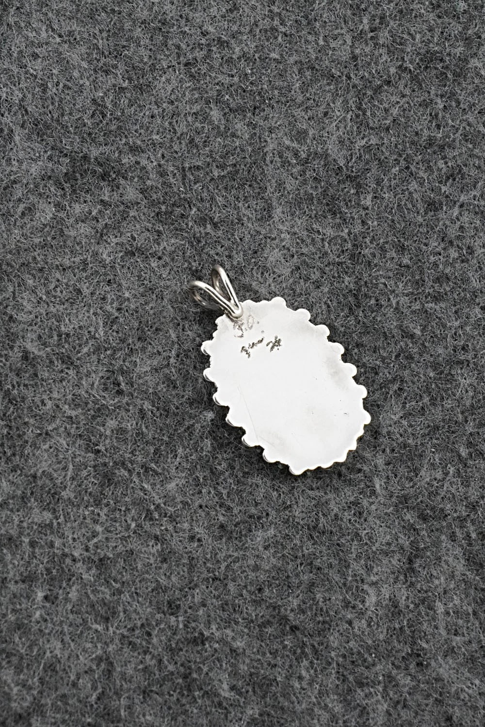 Turquoise & Sterling Silver Pendant - Fritzon Owaleon